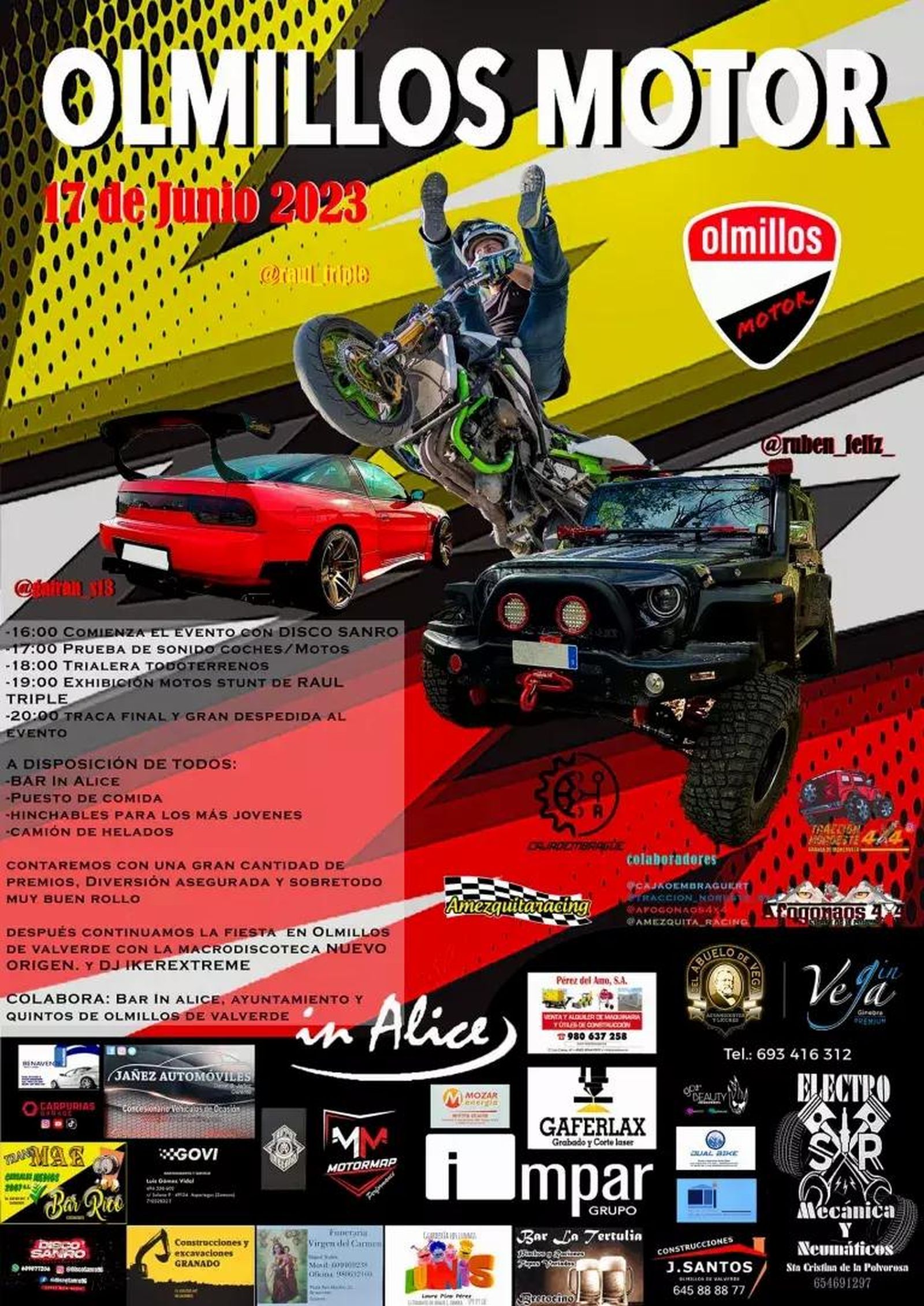 Cartel de la concentración de Olmillos. Benavente Digital