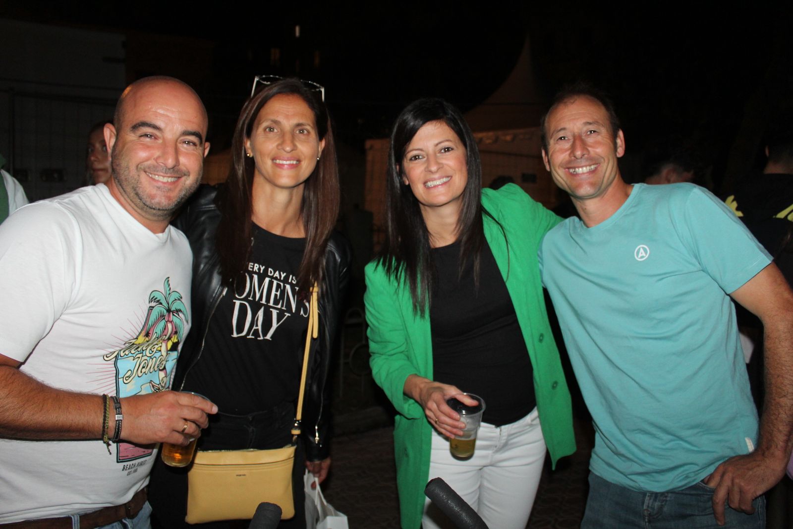 Ambiente en la Feria de Día en la tarde de este