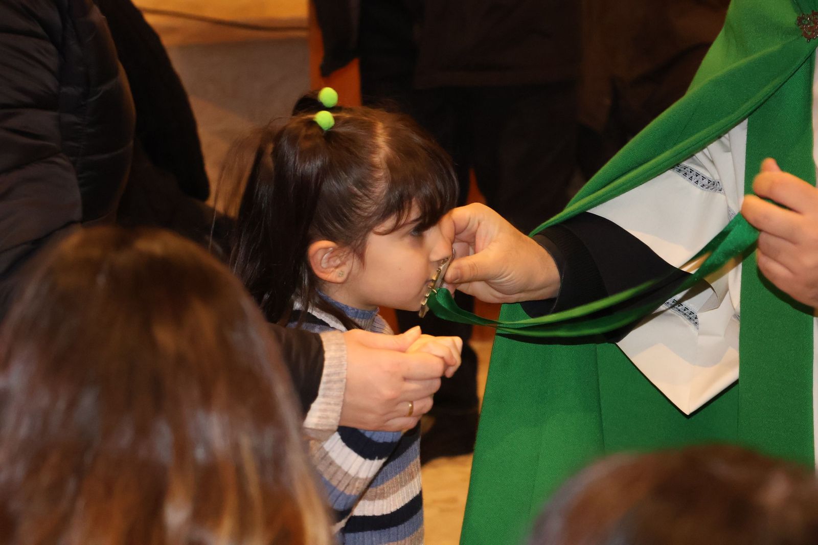 Una de las incorporaciones más jóvenes a la Cofradía de la Virgen de la Esperanza