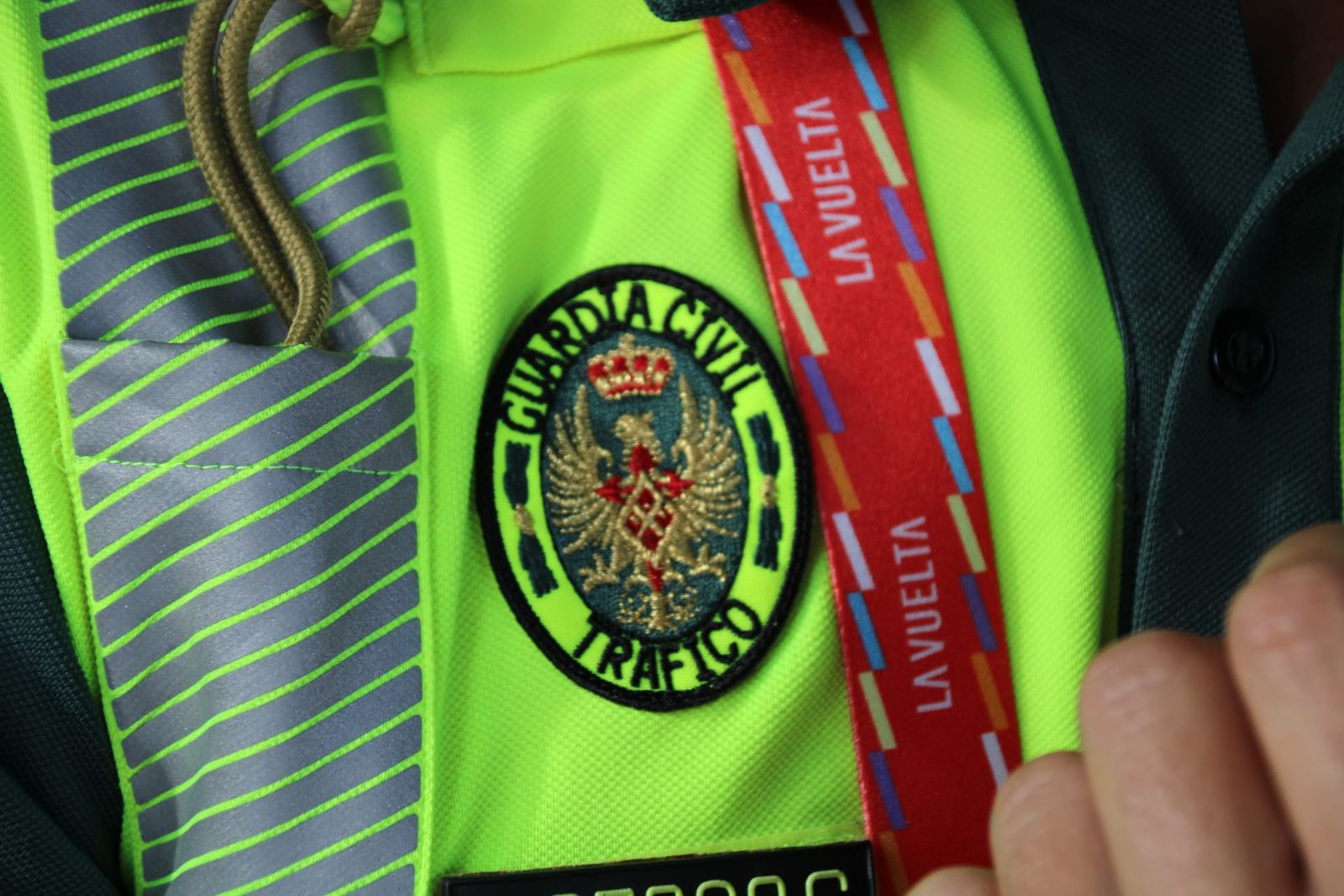 Así es el dispositivo de seguridad de la Guardia Civil en una etapa de La Vuelta