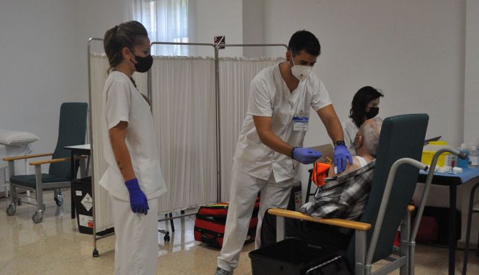 Vacunación con la tercera dosis en las residencias de Zamora