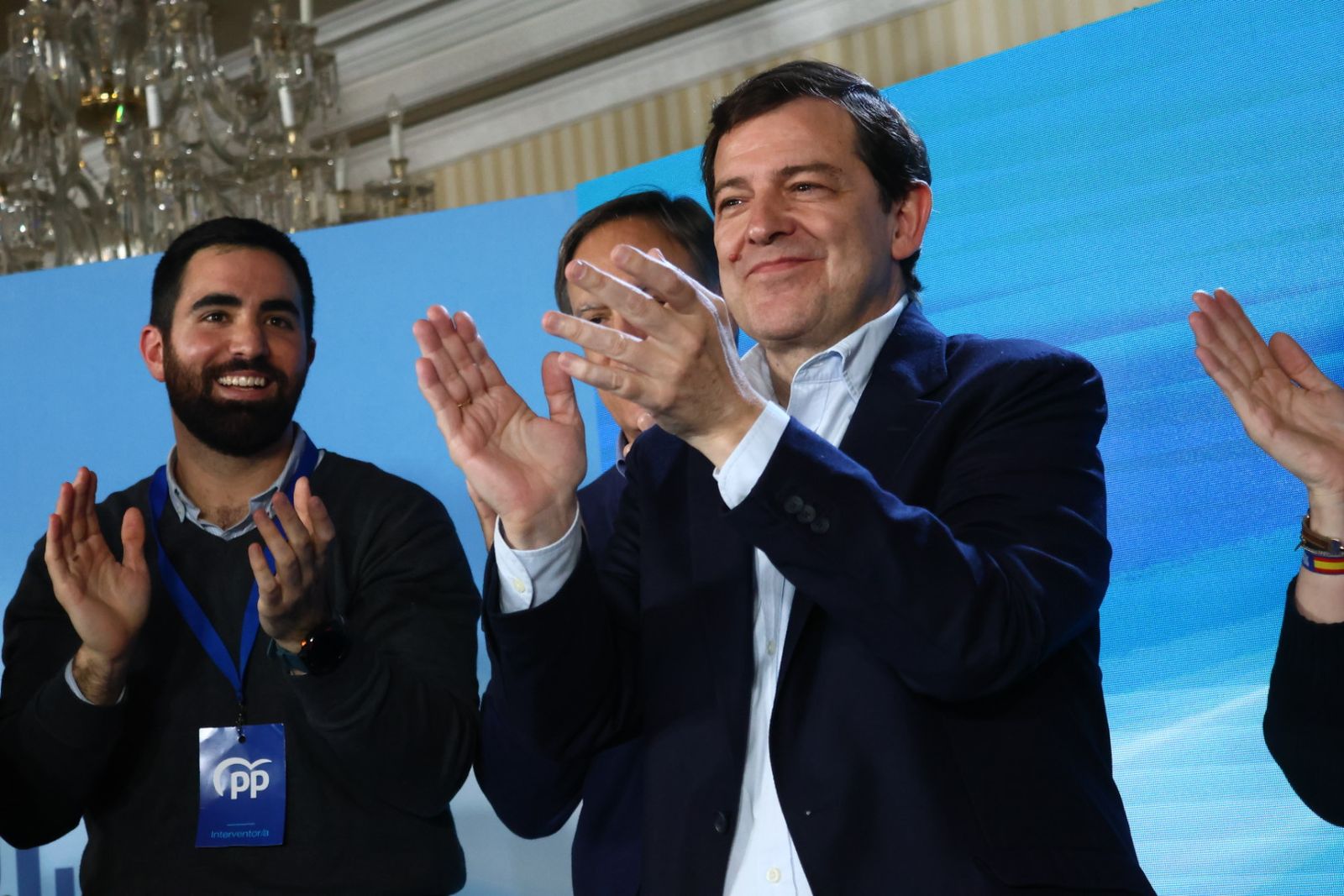 Mañueco celebra su triunfo en Salamanca en las Elecciones a las Cortes de Castilla y León 2026