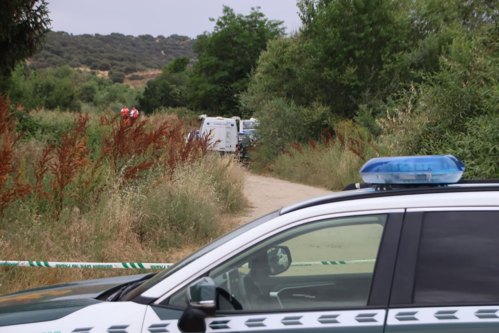 Operativo de búsqueda desplegado en Alba de Tormes para dar con el paradero del menor desaparecido en el río