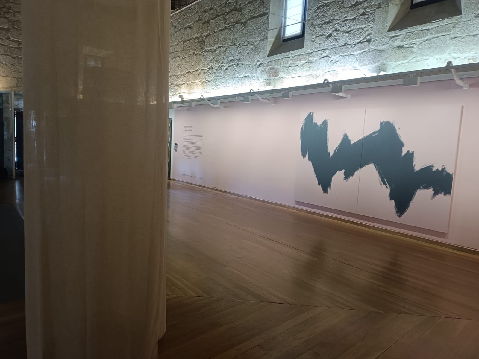 Virginia Rivas presenta su exposición 'El color del ruido' en Salamanca