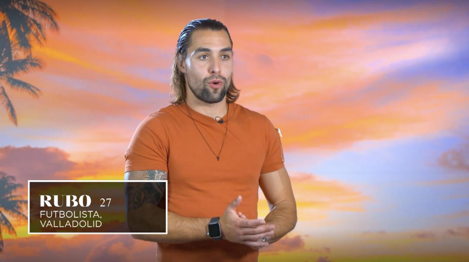 Rubo en su presentación en el programa