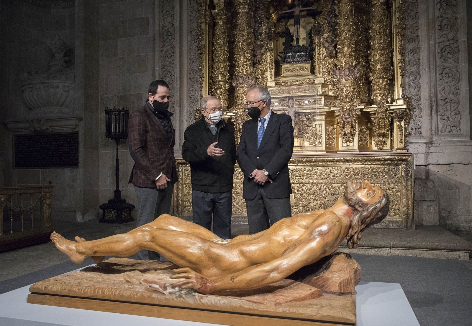 Escultura Cristo Vuelve a la vida de Venancio Blanco. Foto: ICAL