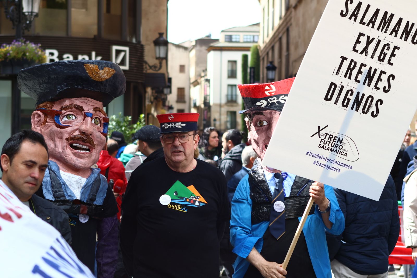 Protesta del 10 de mayo por unas mejores conexiones ferroviarias en Salamanca
