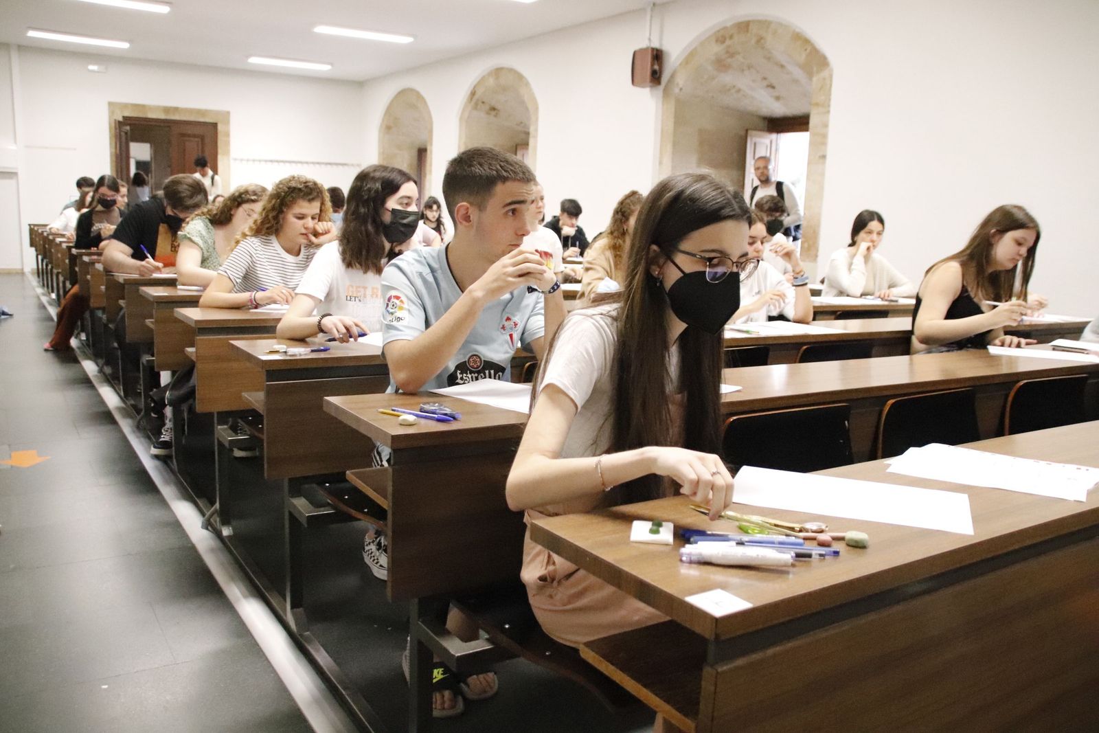 Comienza la EBAU. Fotos Andrea M.