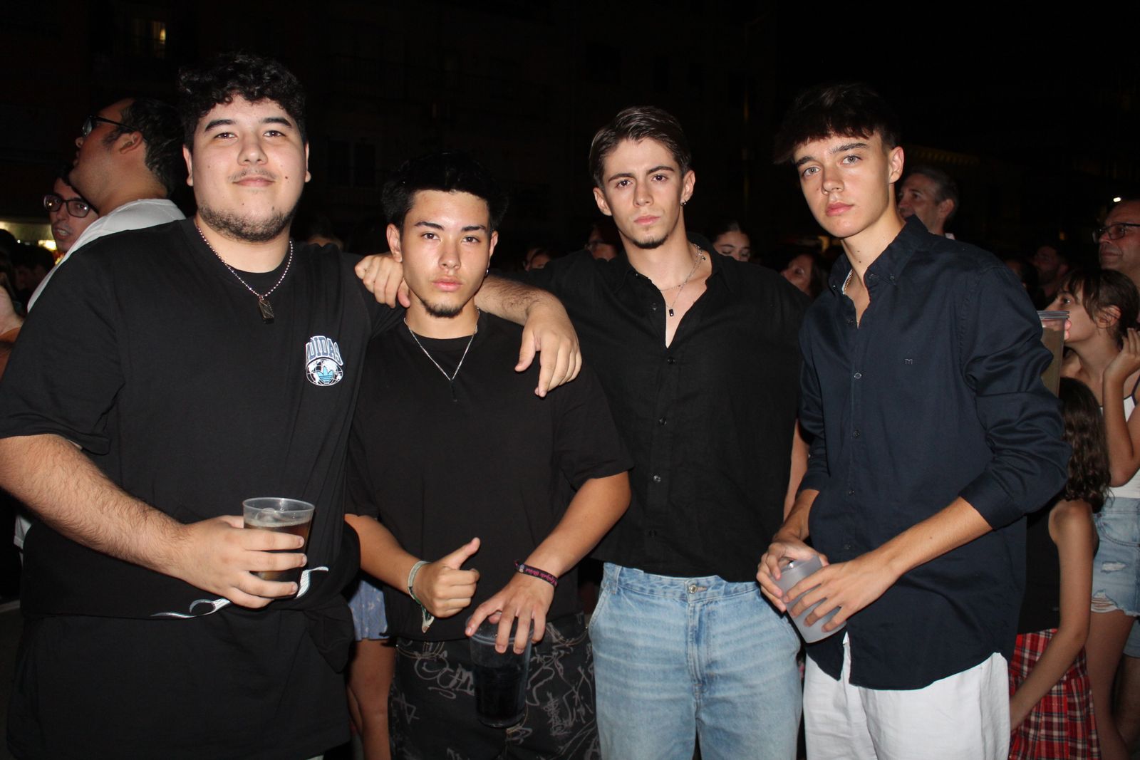 Salamanca de noche, sábado 16 de agosto