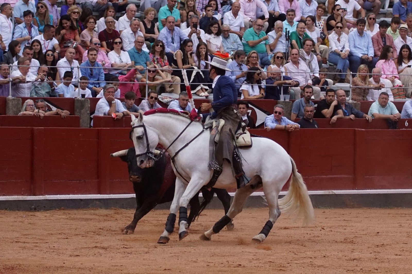 Exhibición de rejoneo en La Glorieta a cargo de Diego Ventura, Rui Fernandes y Sergio Galán