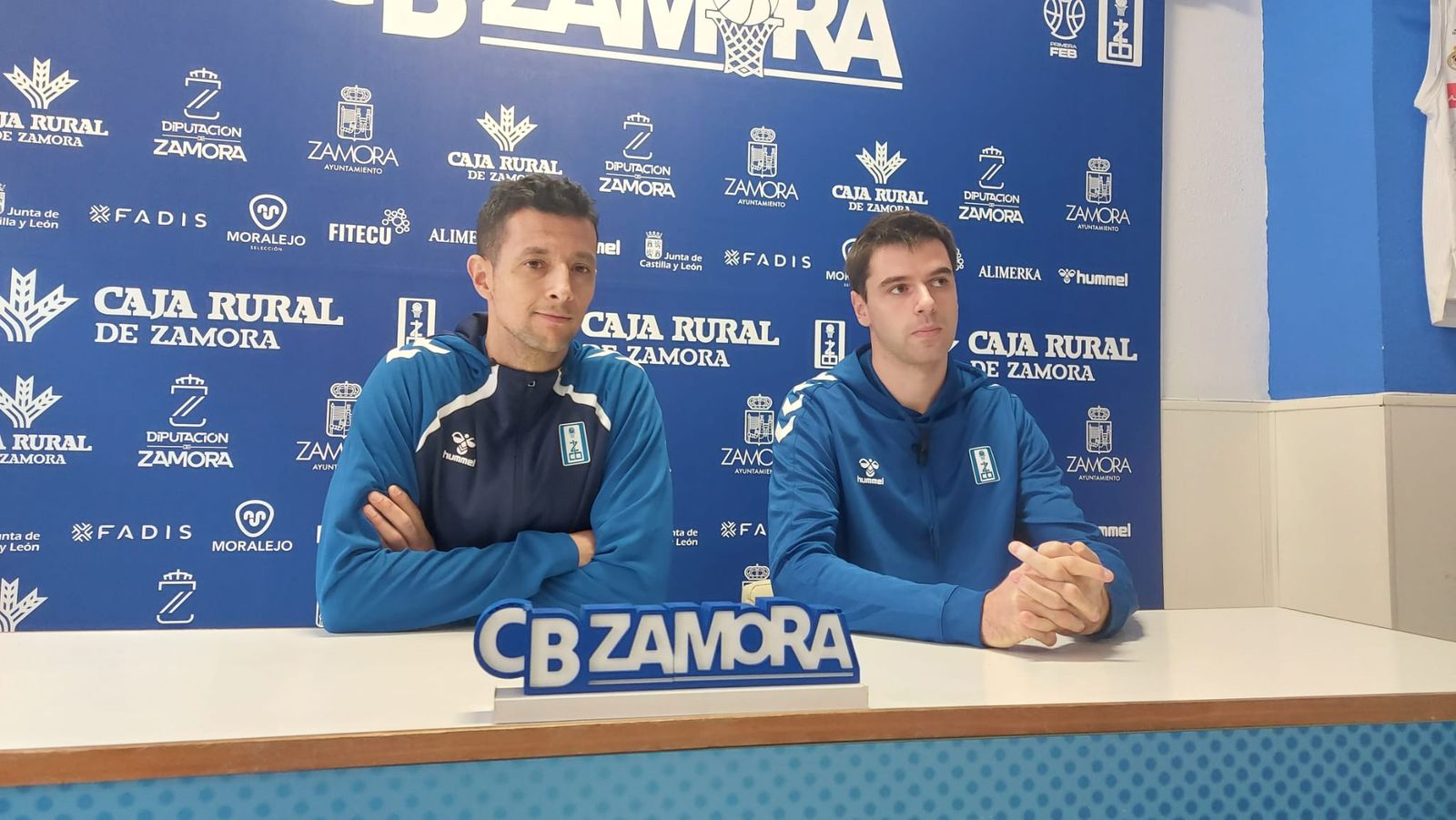Álvaro Martínez y Saulo Hernández en rueda de prensa
