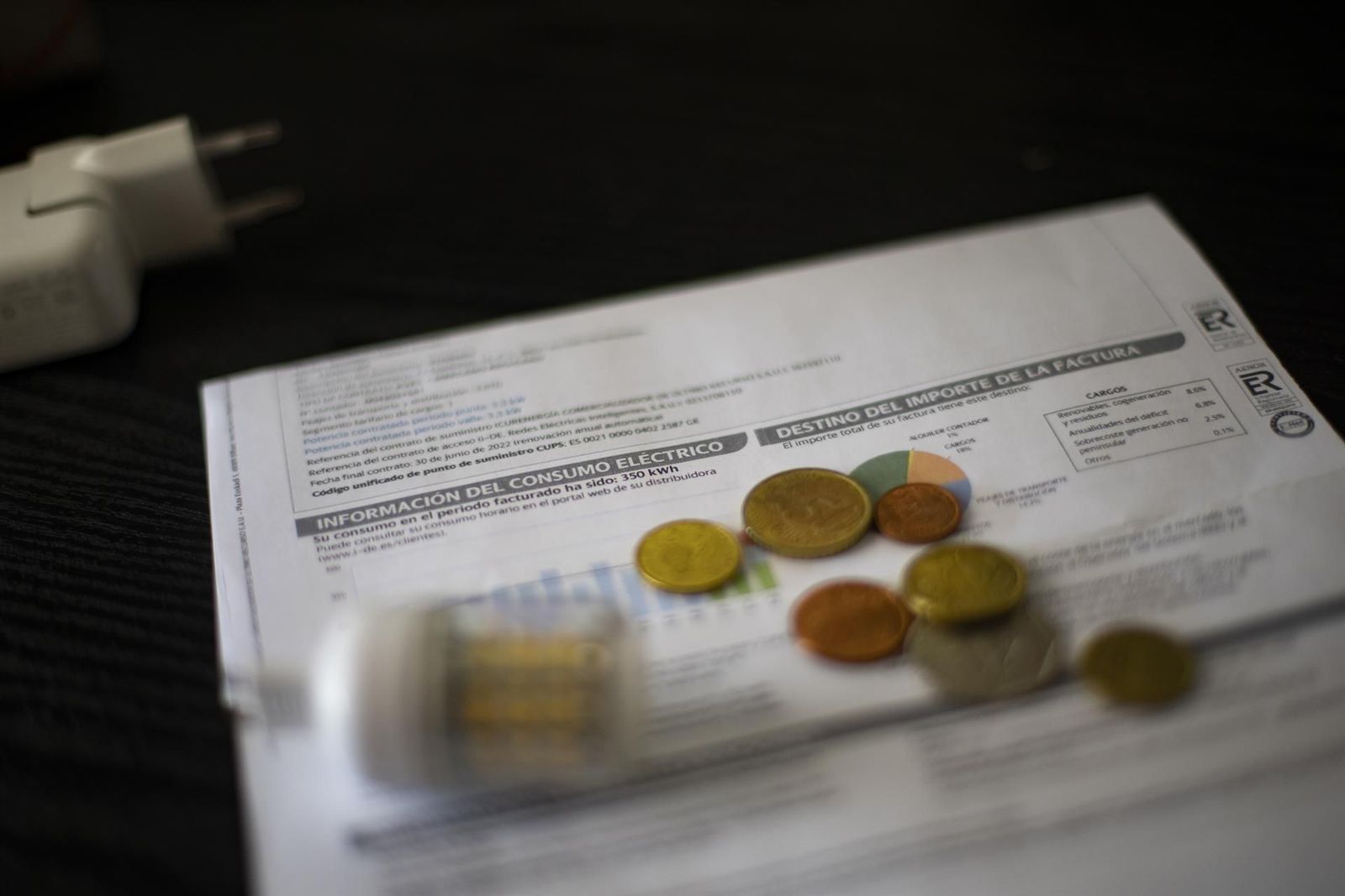 Una factura de la luz. EP