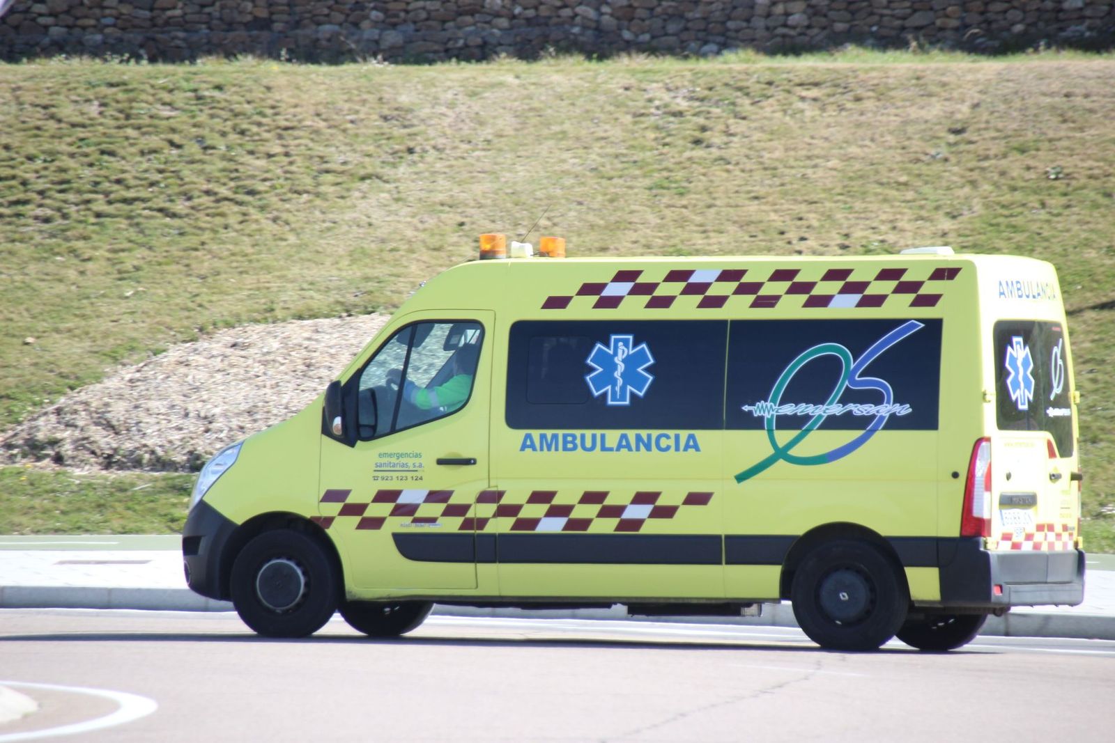 Ambulancia. Foto de archivo