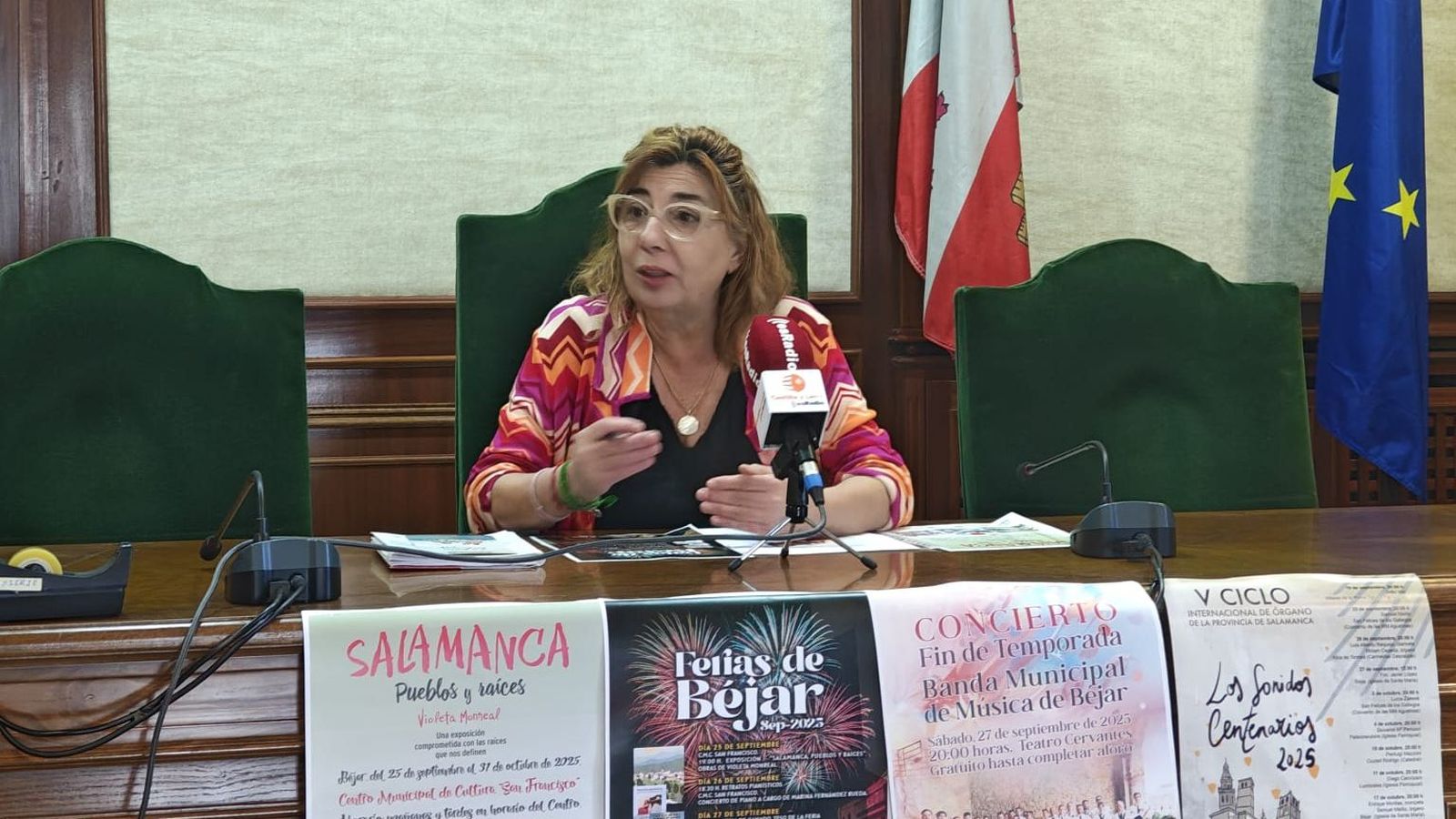 La concejala de Cultura de Béjar, Ana Vicente Peralejo