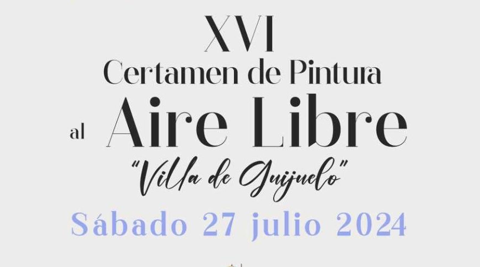 El XVI Certamen de Pintura al aire libre “Villa de Guijuelo”