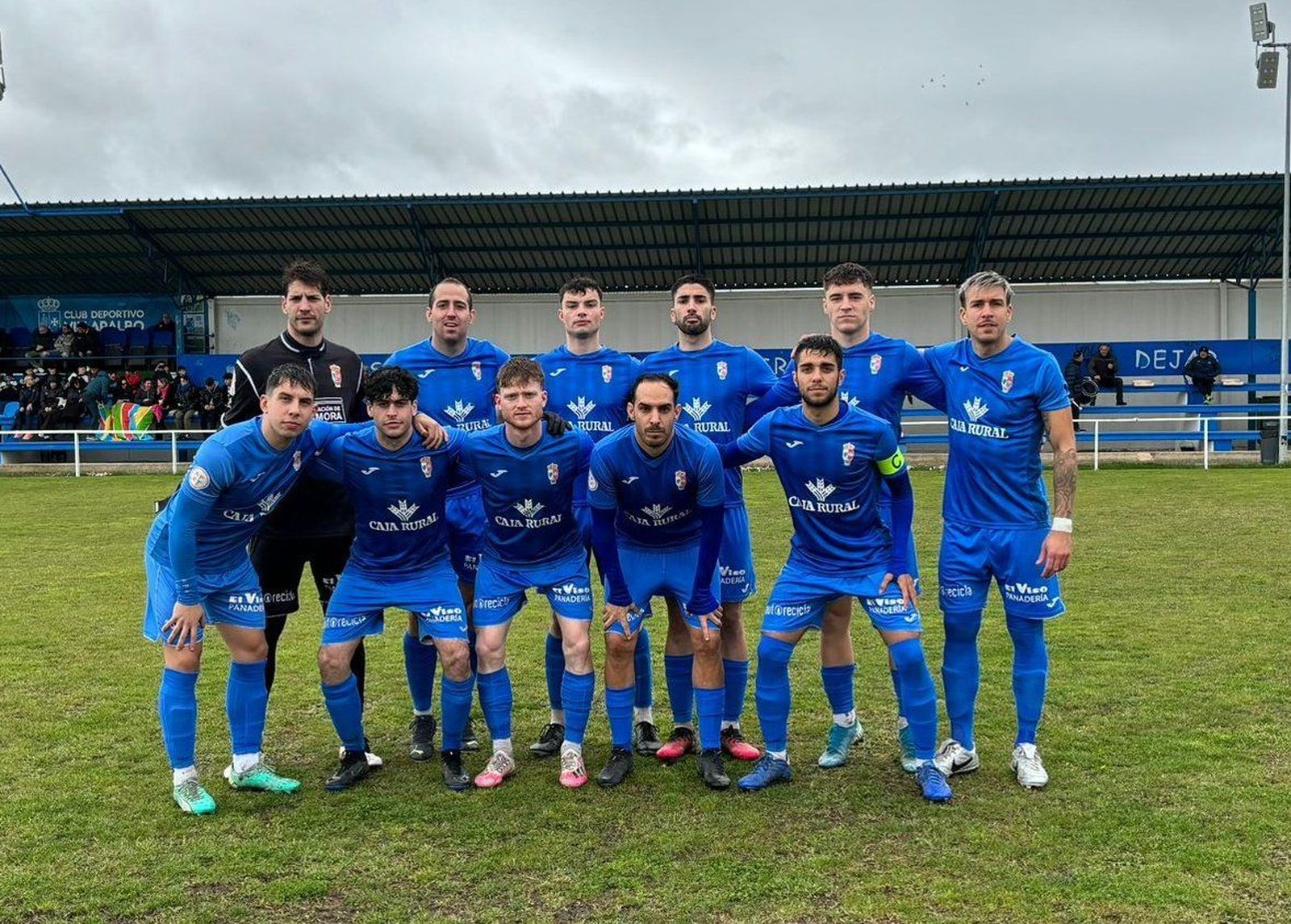 Once inicial del CD Villaralbo ante el Burgos Promesas.