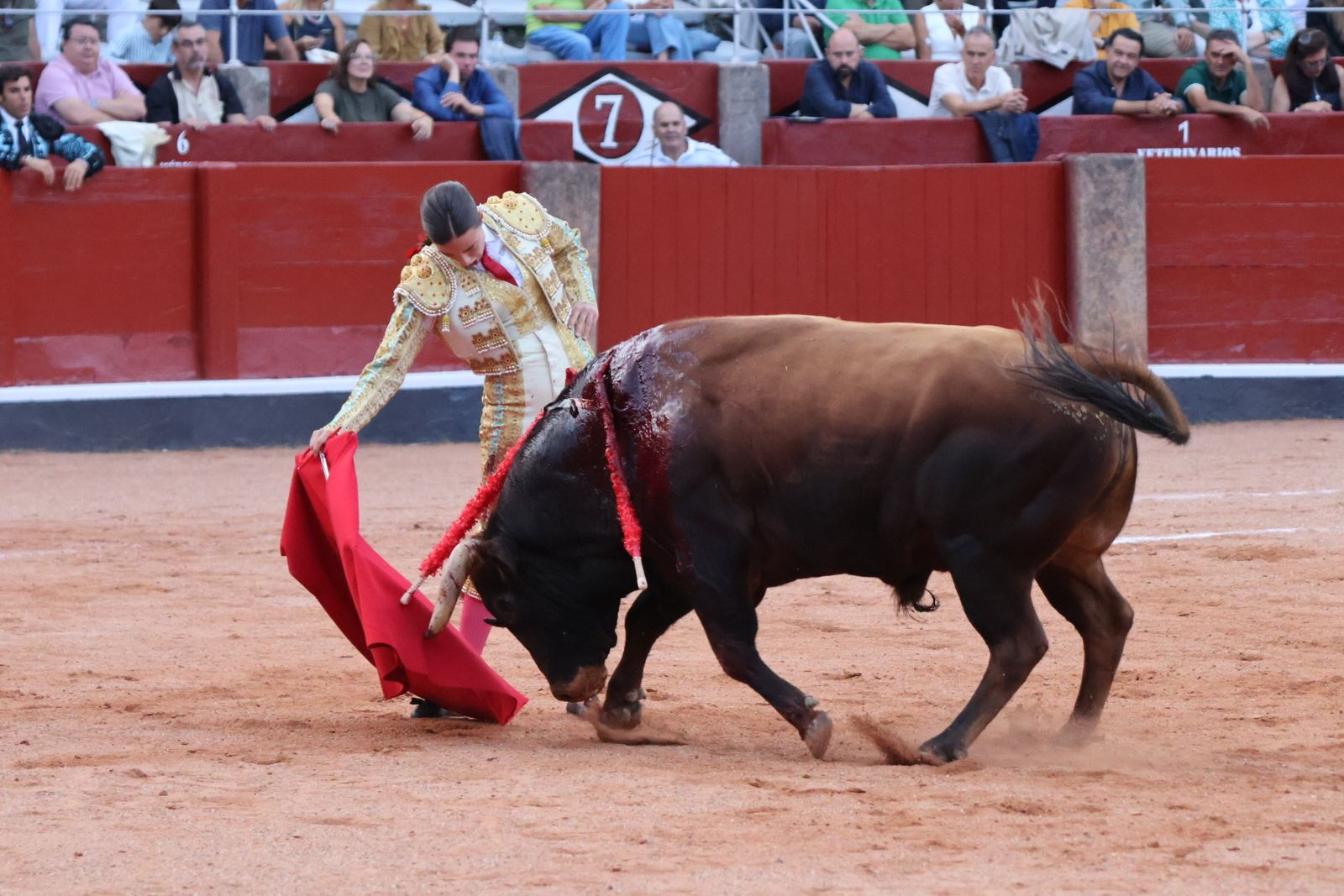 La Glorieta revive el aroma de la feria taurina con el primer festejo: Lea Vicens, Raquel Martín y Olga Casado