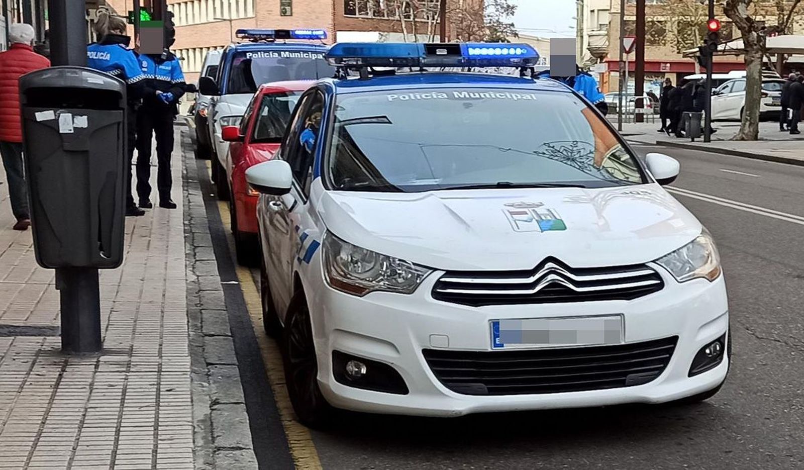 Control de la Policía Local. Archivo