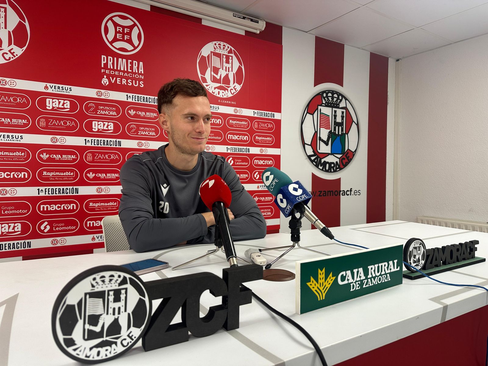 Rafa Tresaco en rueda de prensa