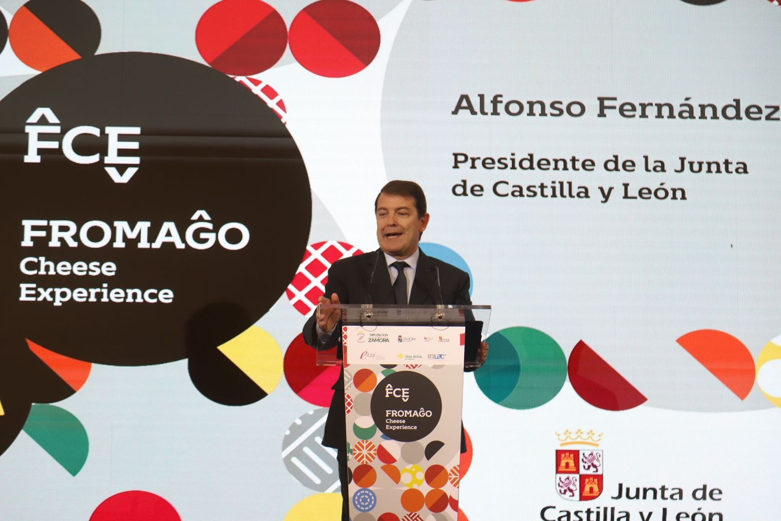 Alfonso Fernández Mañueco  durante su intervención