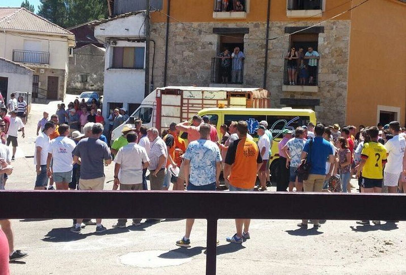 Un herido en los encierros de El Payo