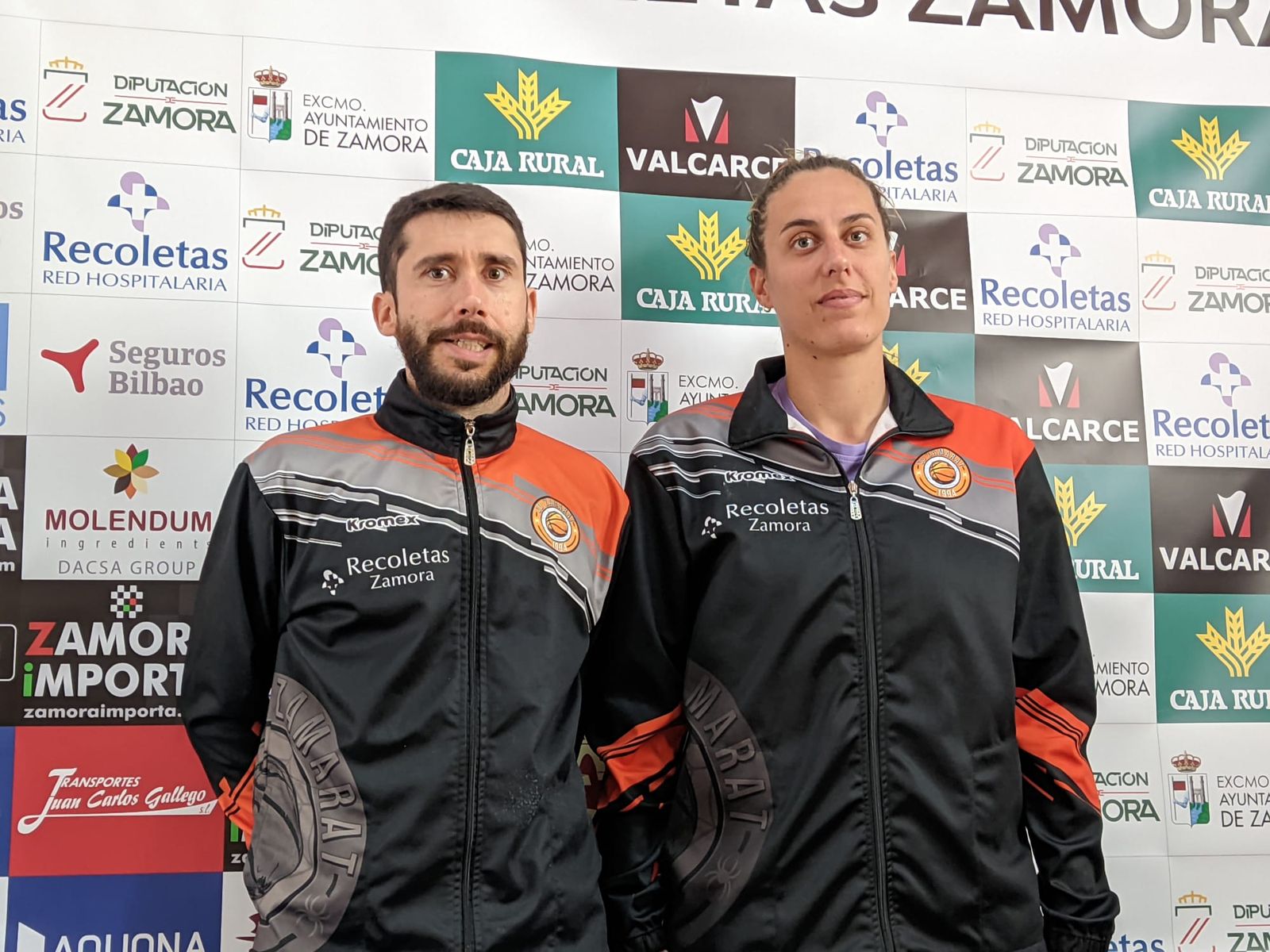 Jacinto Carbajal junto a Gala Mestres