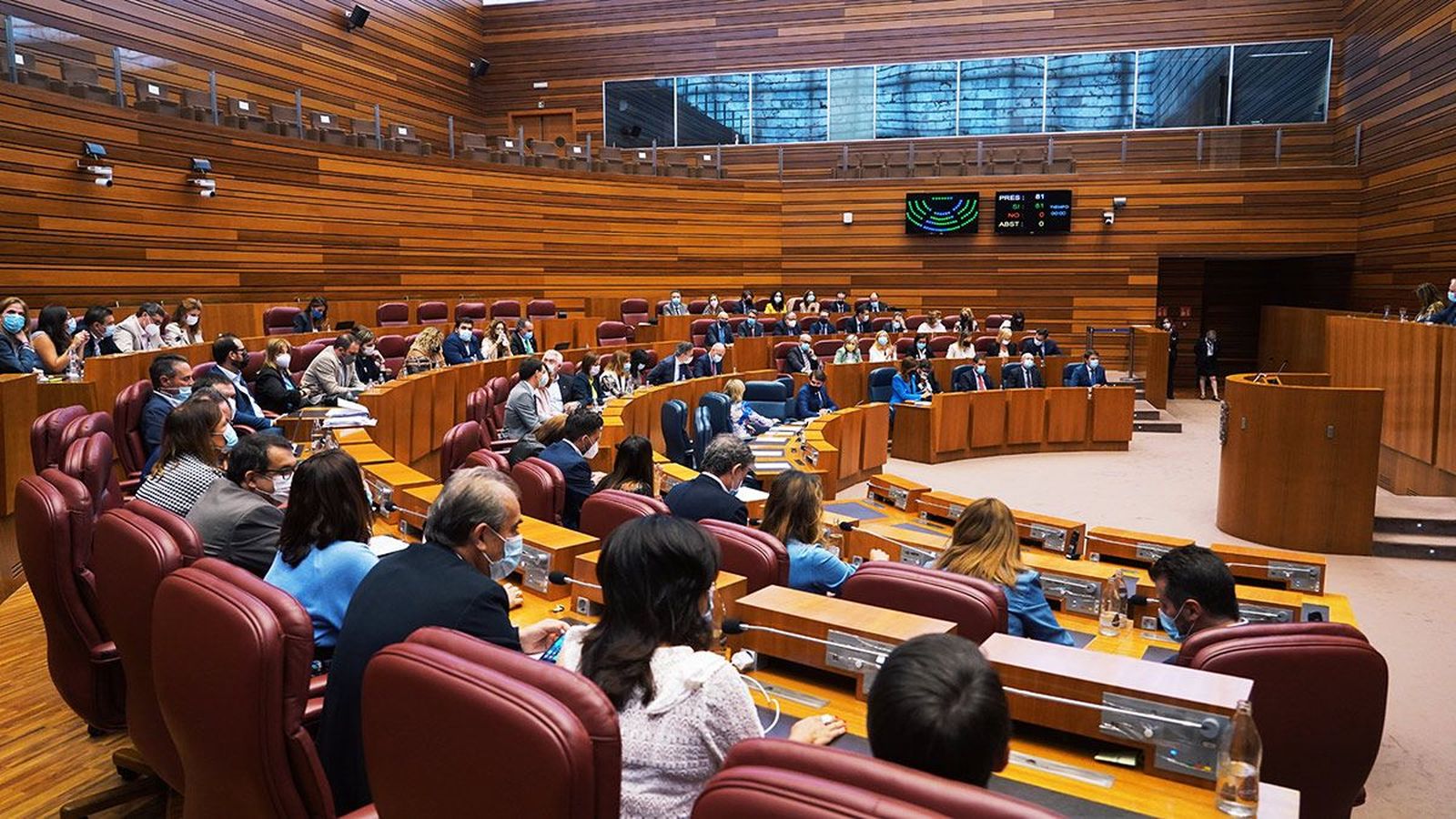 Una sesión de Pleno de las Cortes de Castilla y León | Agencia ICAL