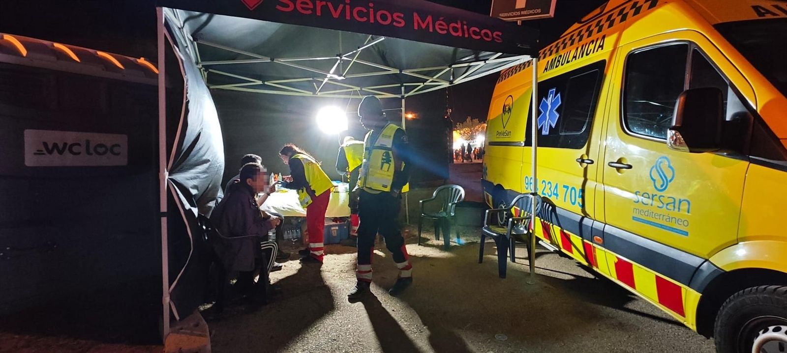 Un enfermero en festivales afirma que son la única opción para salir de fiesta con asistencia sanitaria inmediata