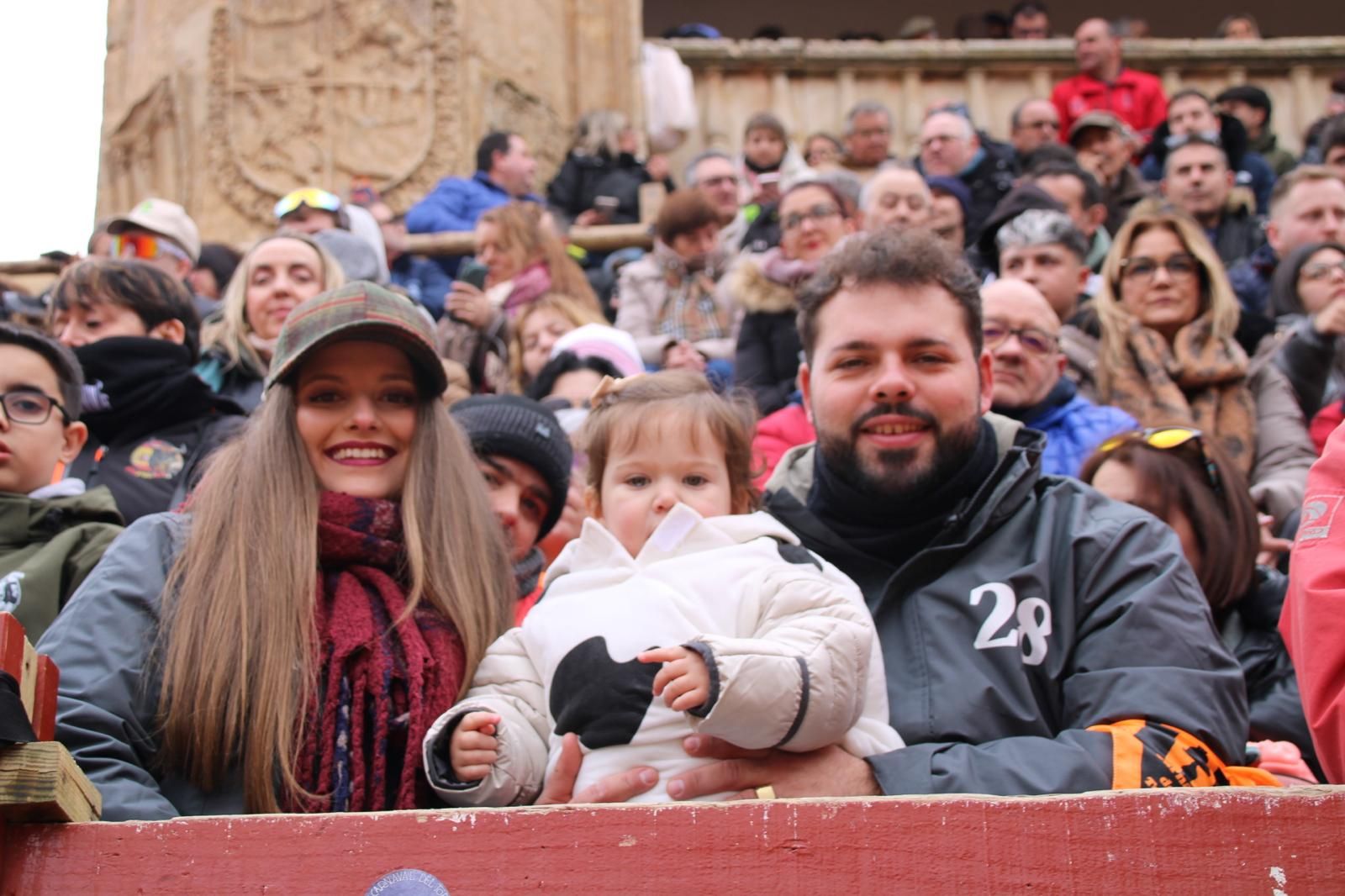 Ambiente en el encierro a caballo de Ciudad Rodrigo