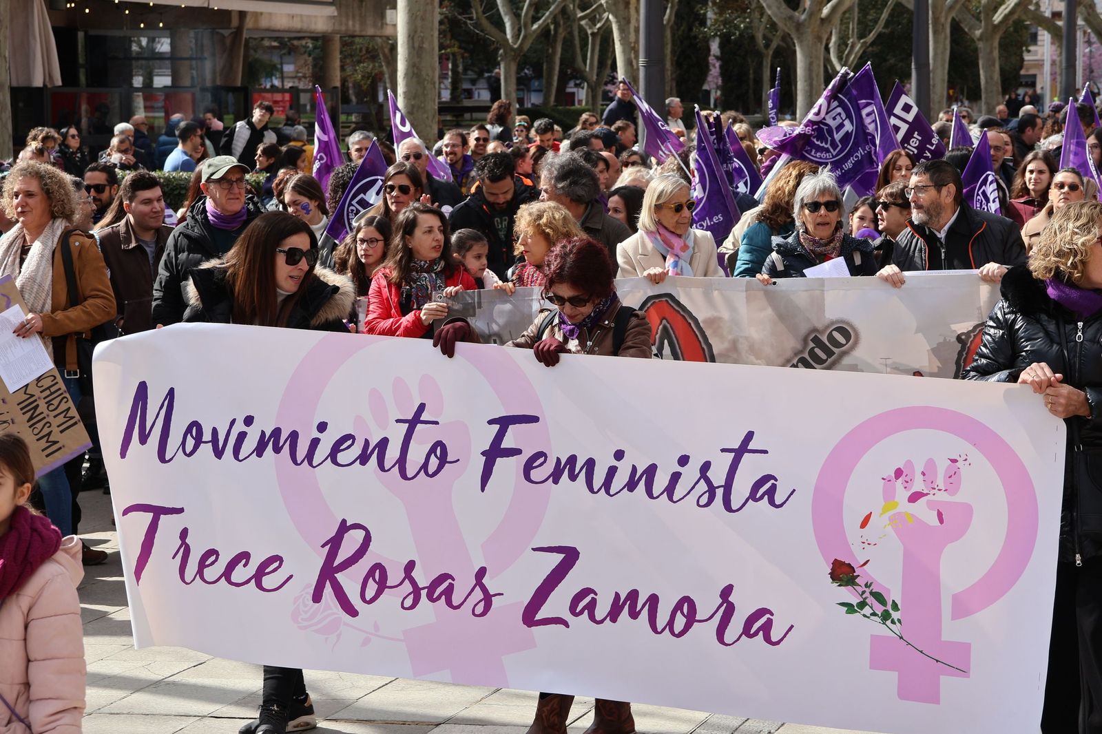 GALERÍA | La manifestación del 8M por las calles de Zamora, en imágenes