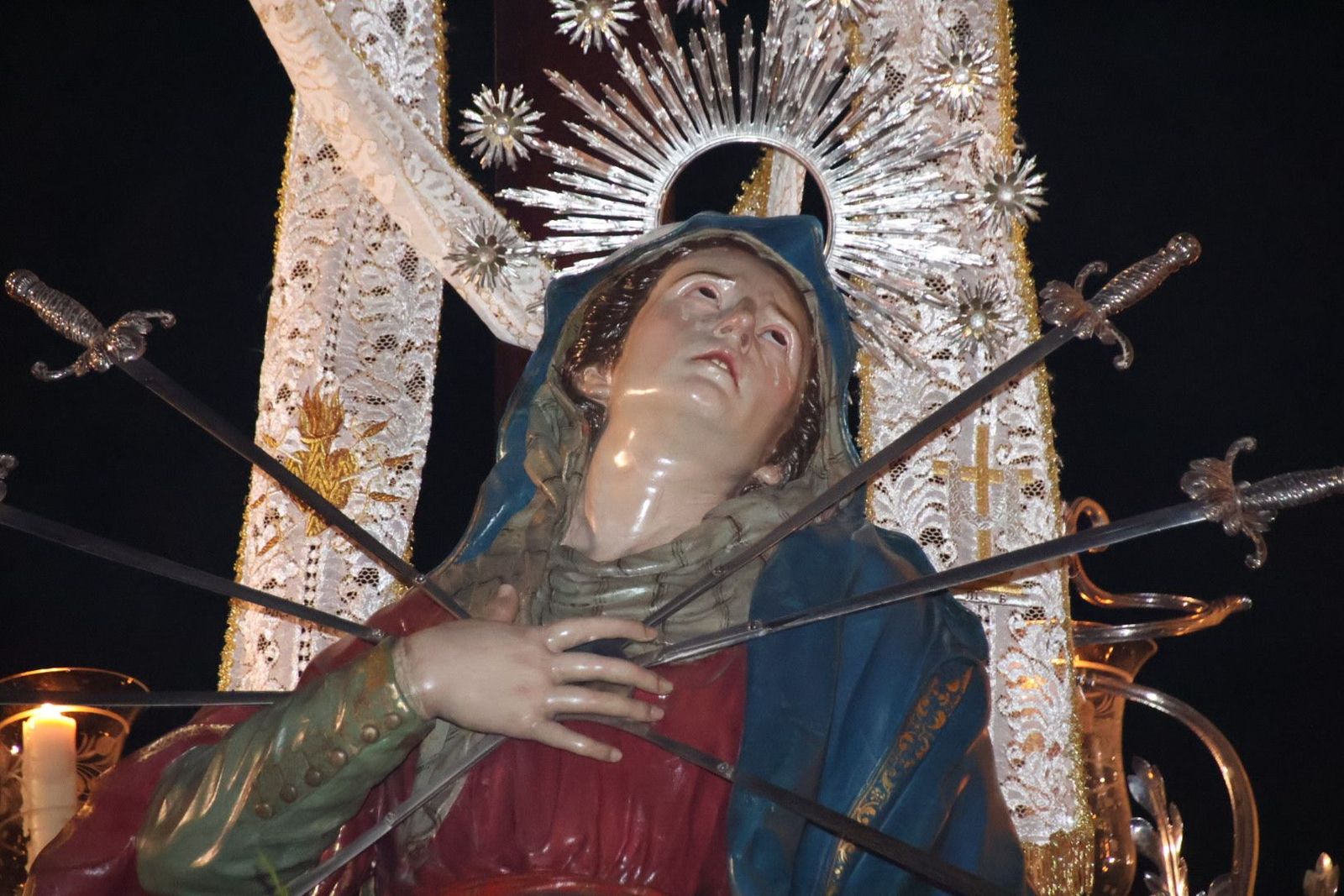 Procesión Vía Matris de la Cofradía de la Vera Cruz, Semana Santa 2024