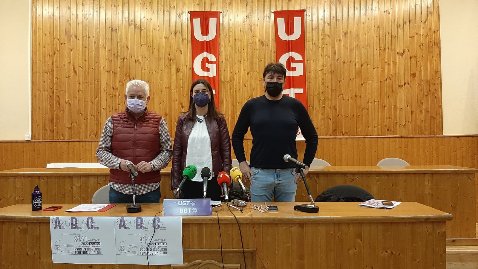 Marce García, Raquel Roncero y José Antonio Gallego