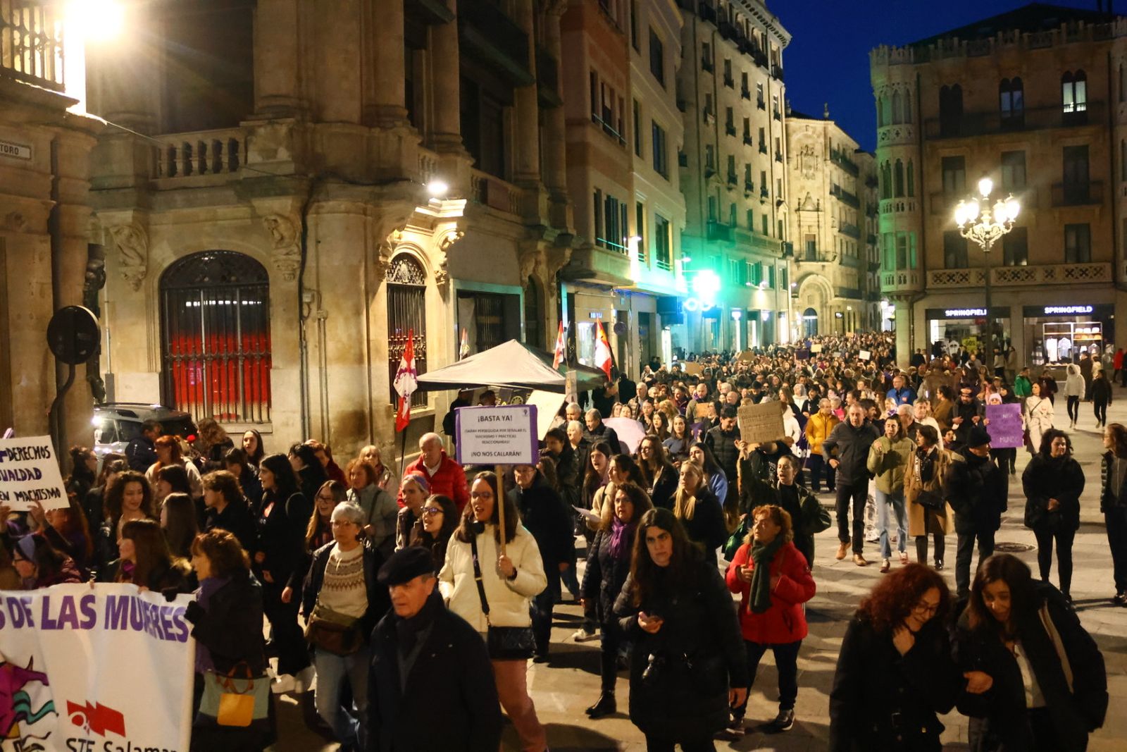 Manifestación por el 8M en Salamanca