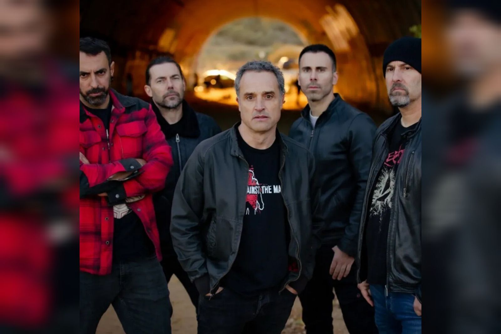 Daniel Guzmán, junto a su grupo Presbicia