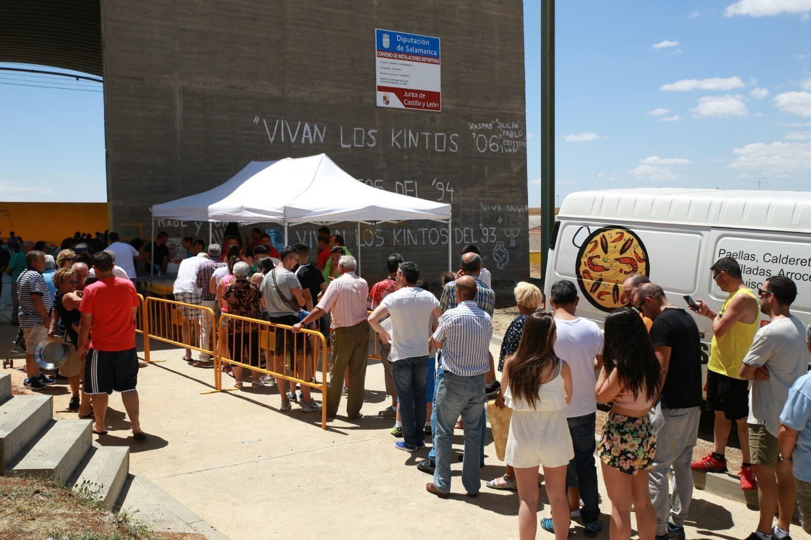 Fiestas en Castellanos de Villiquera: caldereta popular