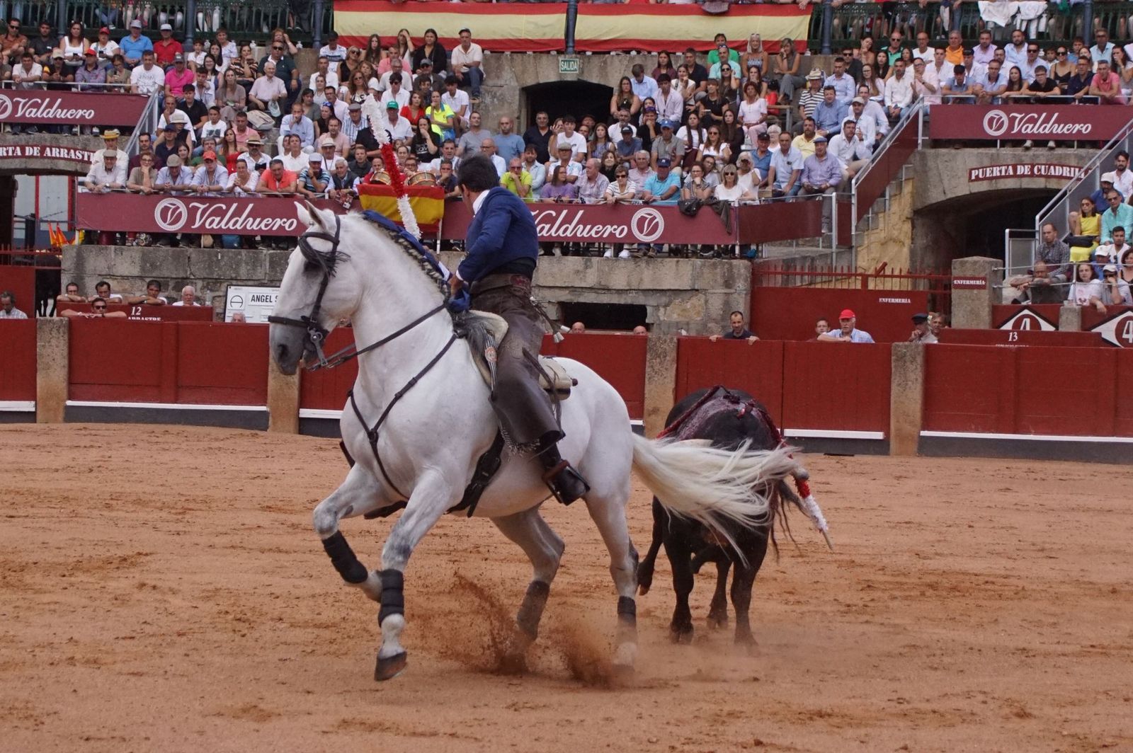 Exhibición de rejoneo en La Glorieta a cargo de Diego Ventura, Rui Fernandes y Sergio Galán