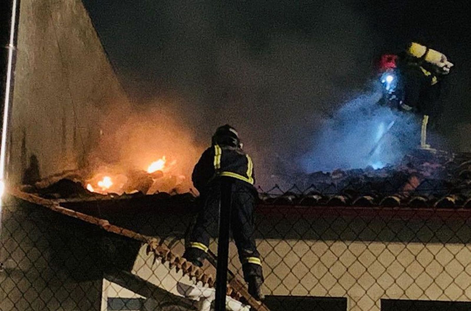 Incendio en una vivienda. Archivo