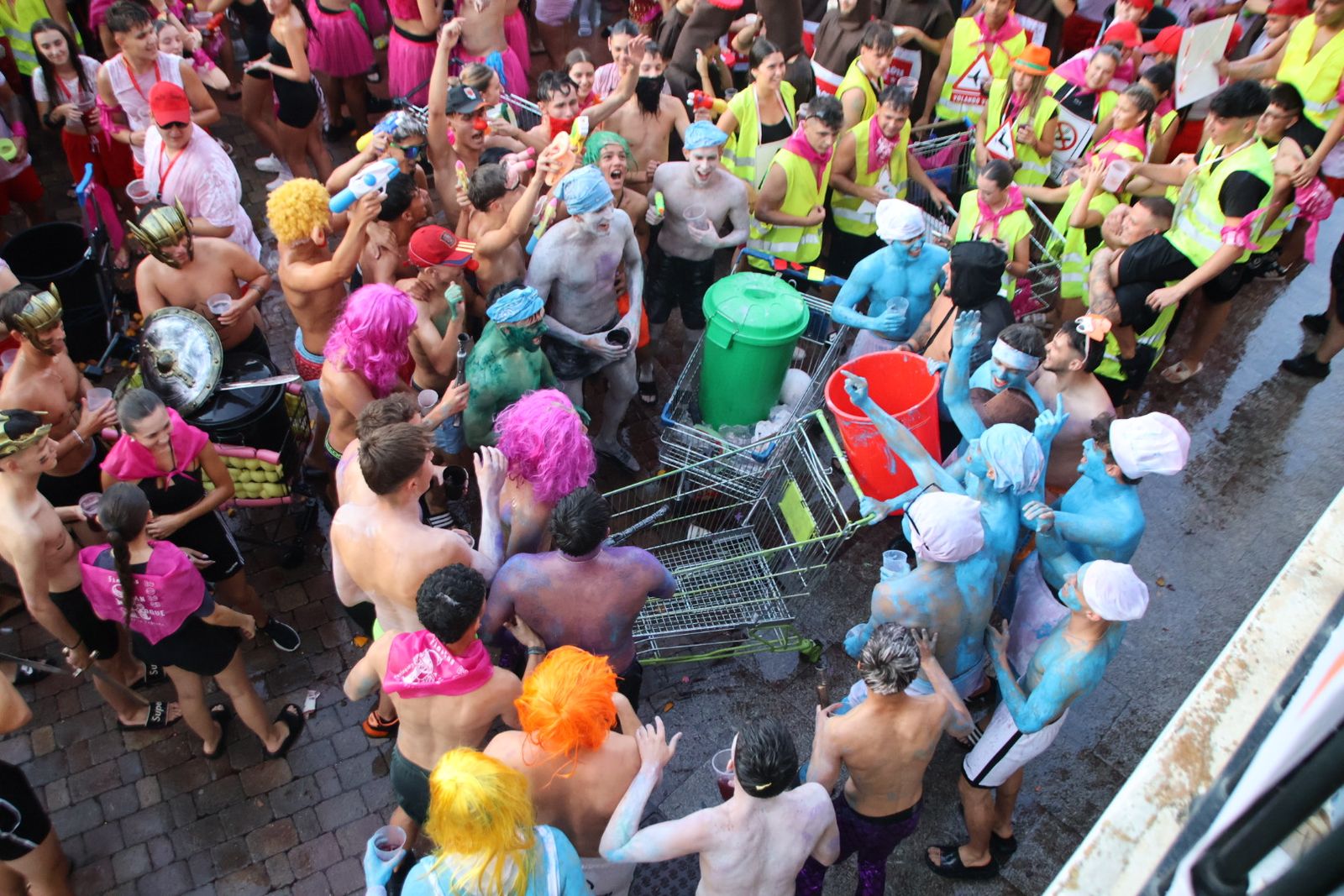 Chupinazo en Carbajosa con batucad