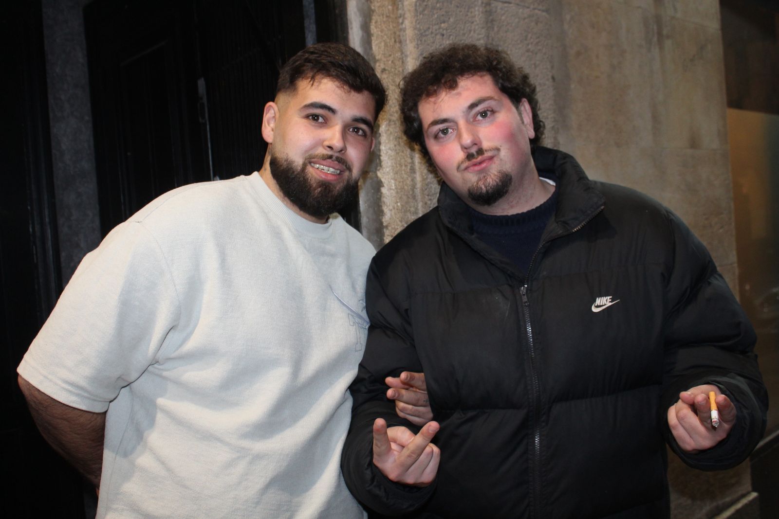 Salamanca de noche, sabado 24 de enero