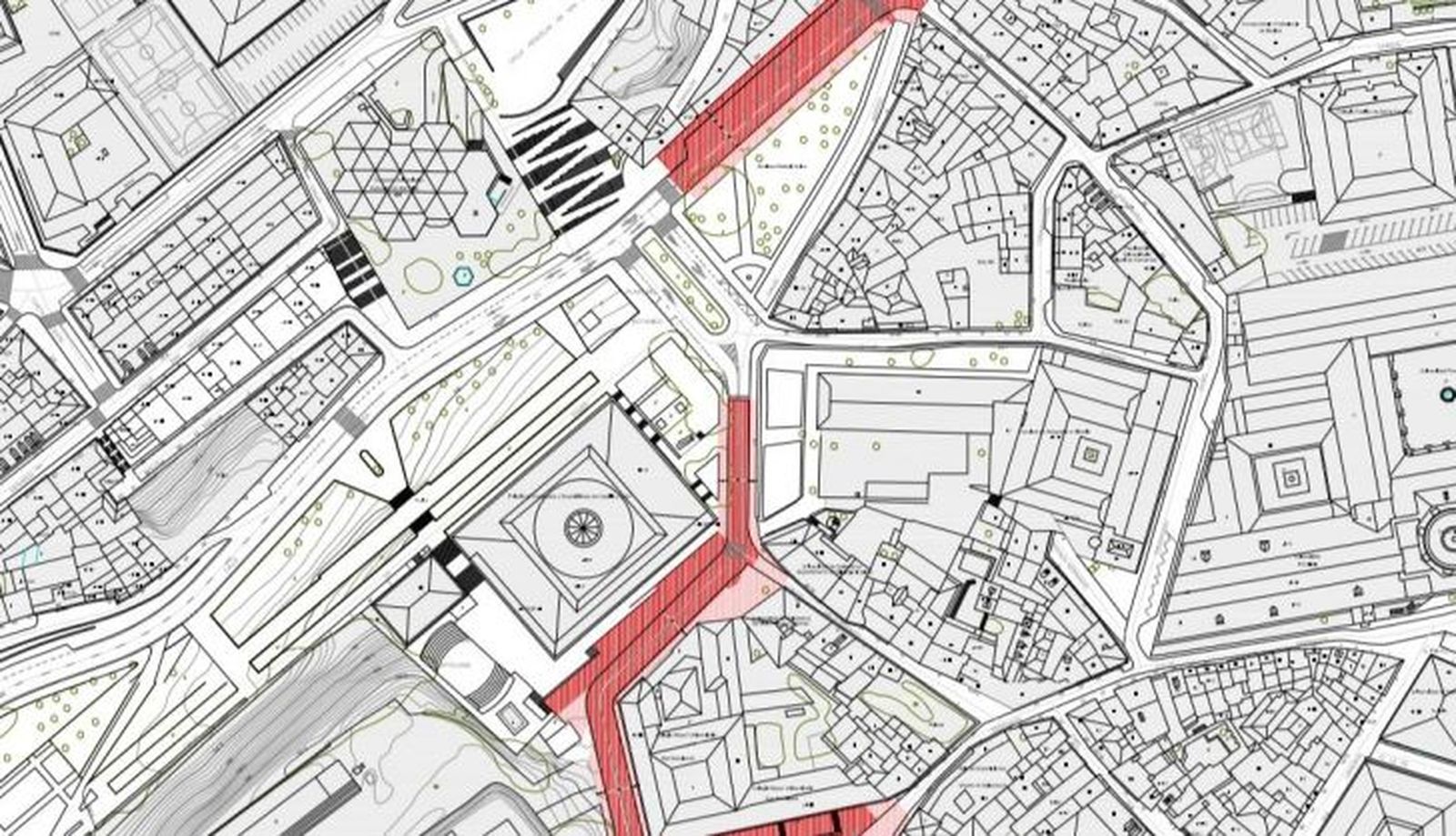 Peatonal vaguada palacio congresos