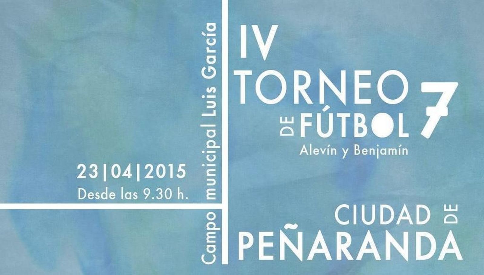 Todo preparado para el Torneo Fútbol 7 de Ciudad de Peñaranda