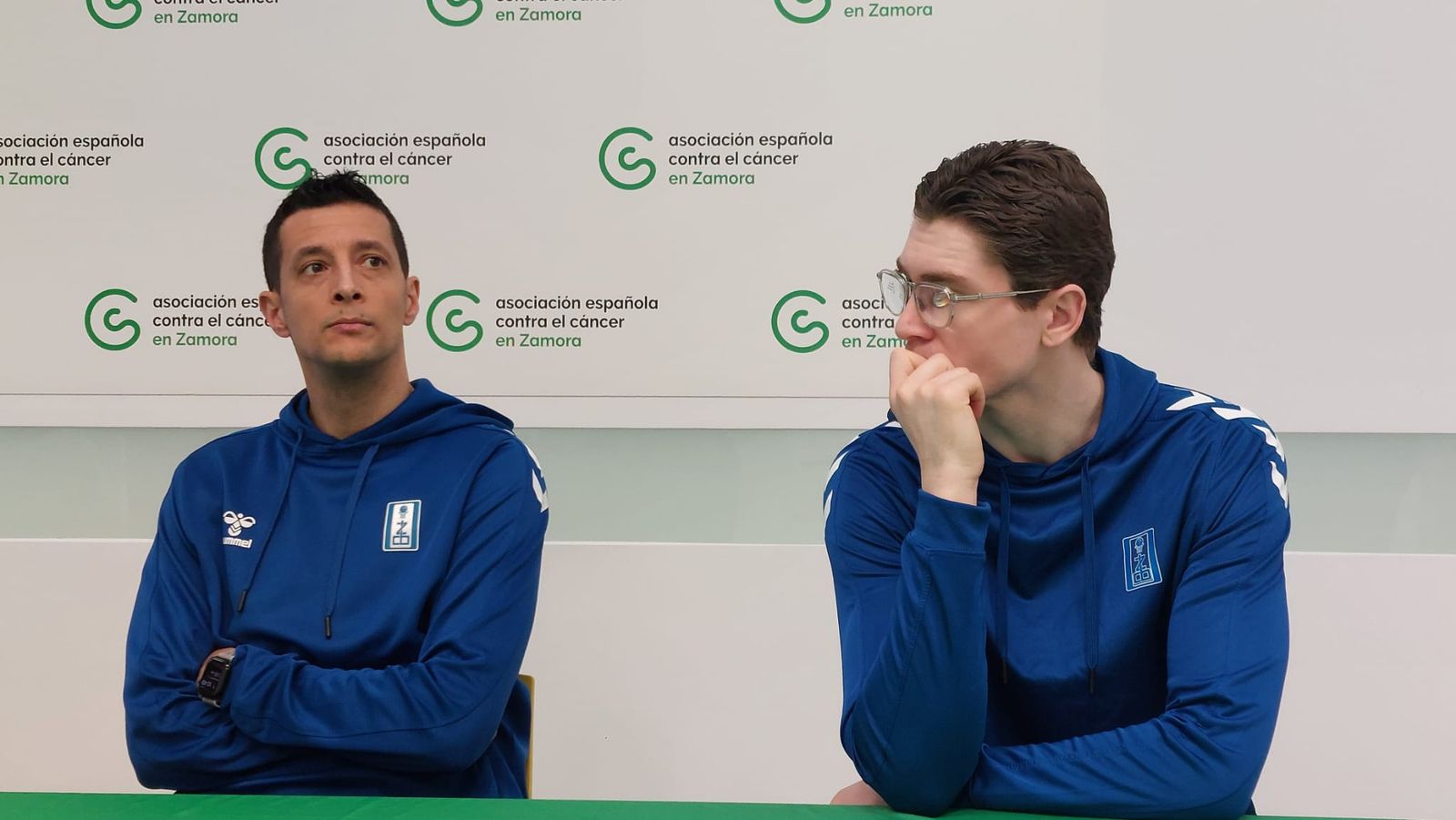 Saulo Hernández y Styrmir Thrastarson, en rueda de prensa