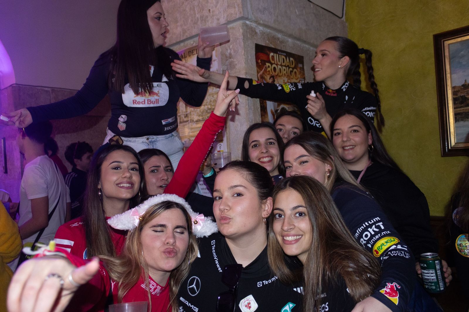 Salamanca de noche, sábado del Carnaval del Toro de Ciudad Rodrigo