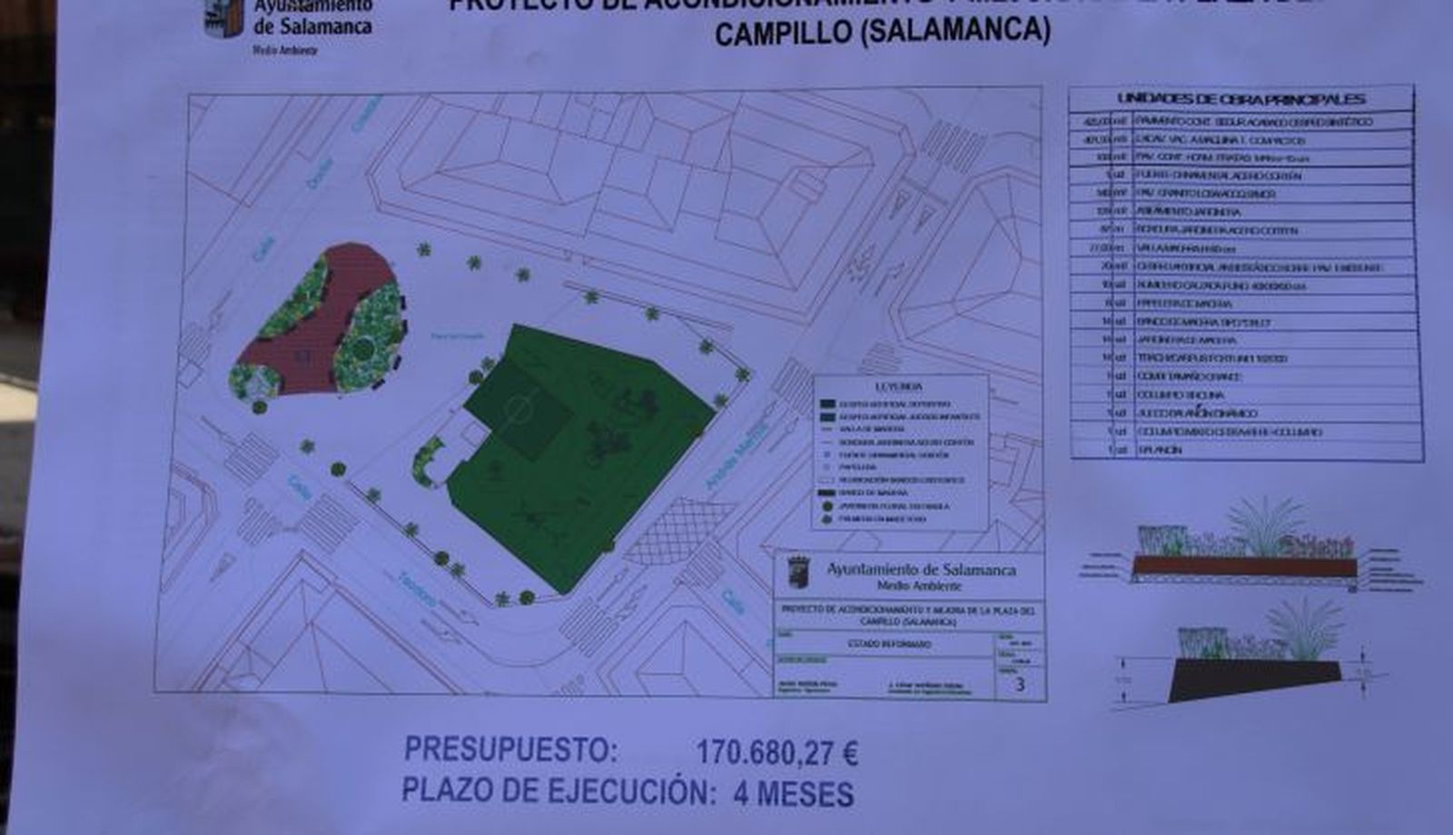 Myrian Rodríguez la ampliación y mejora en la Plaza del Campillo