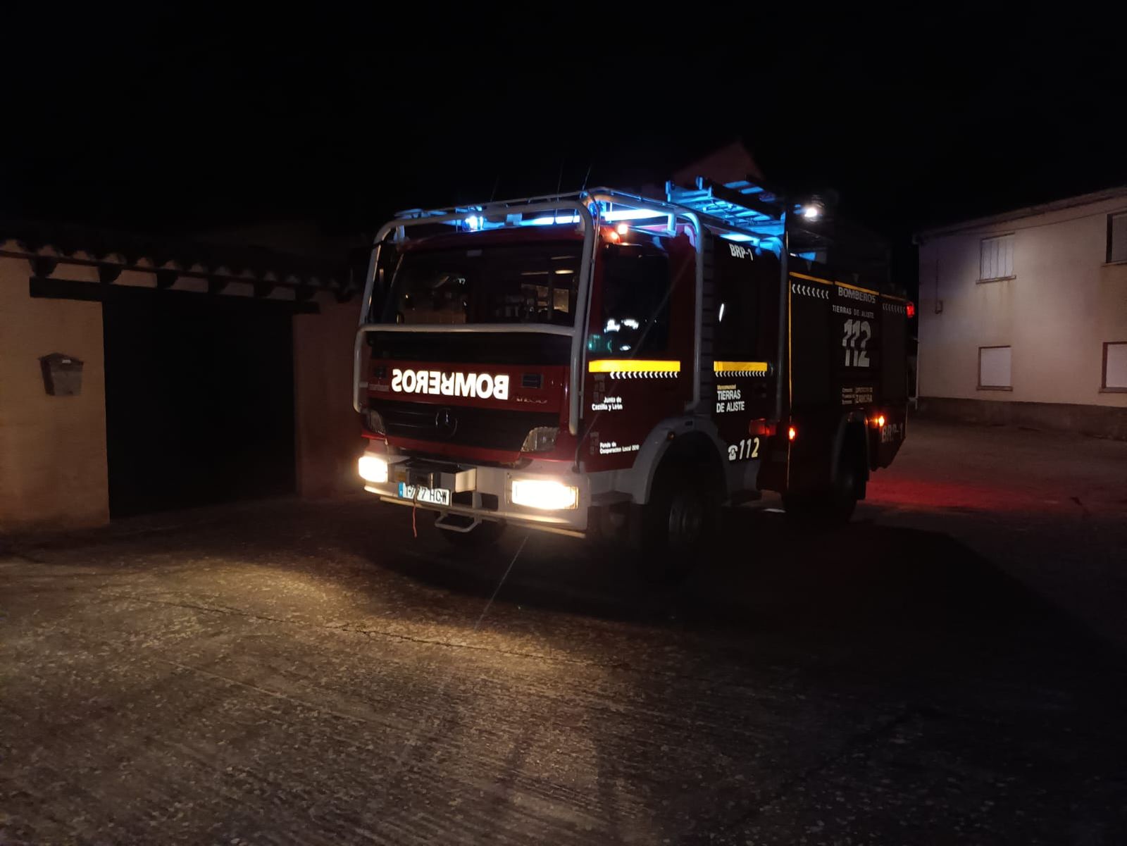 Efectivos en la zona