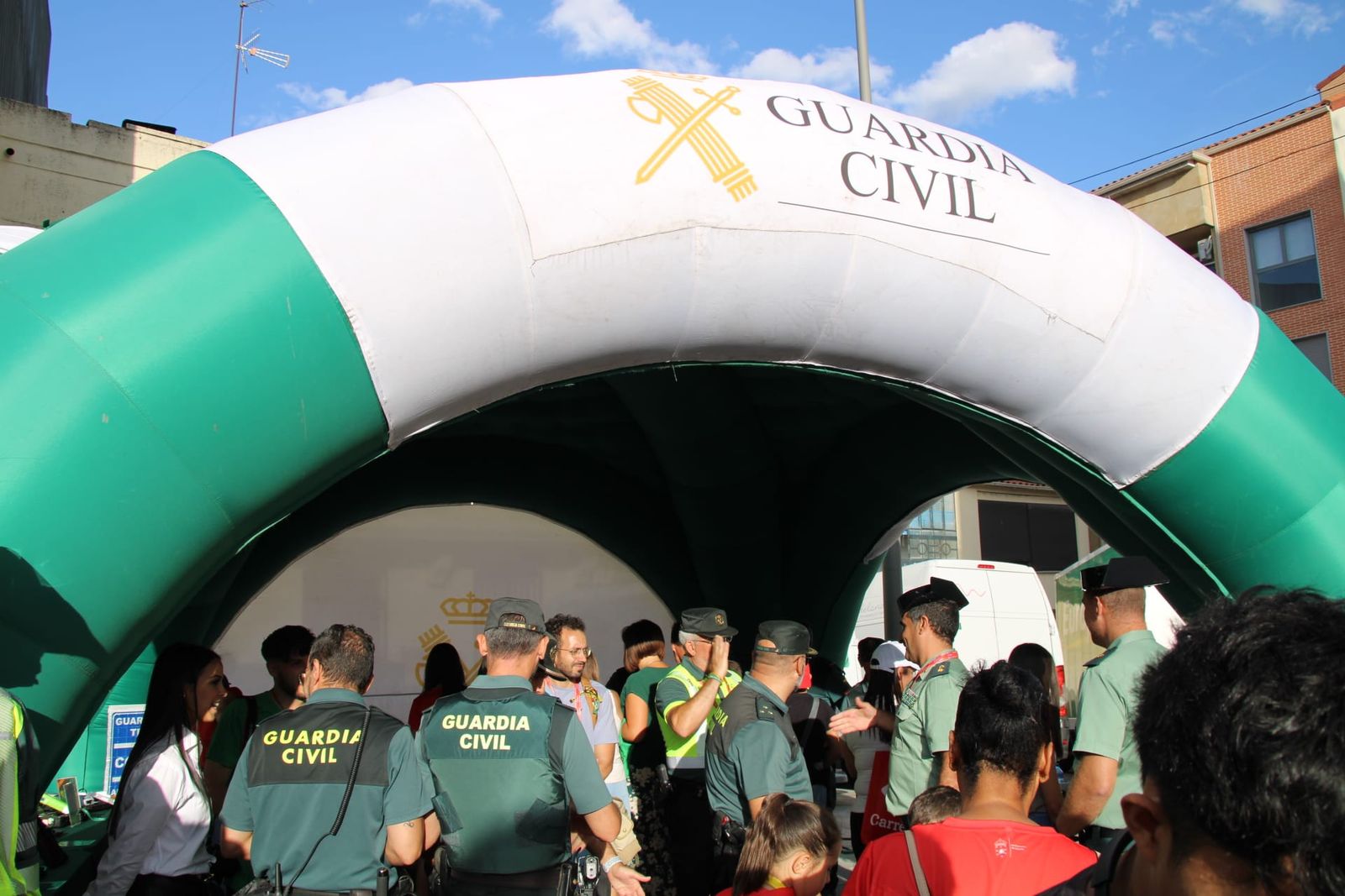 Así es el dispositivo de seguridad de la Guardia Civil en una etapa de La Vuelta