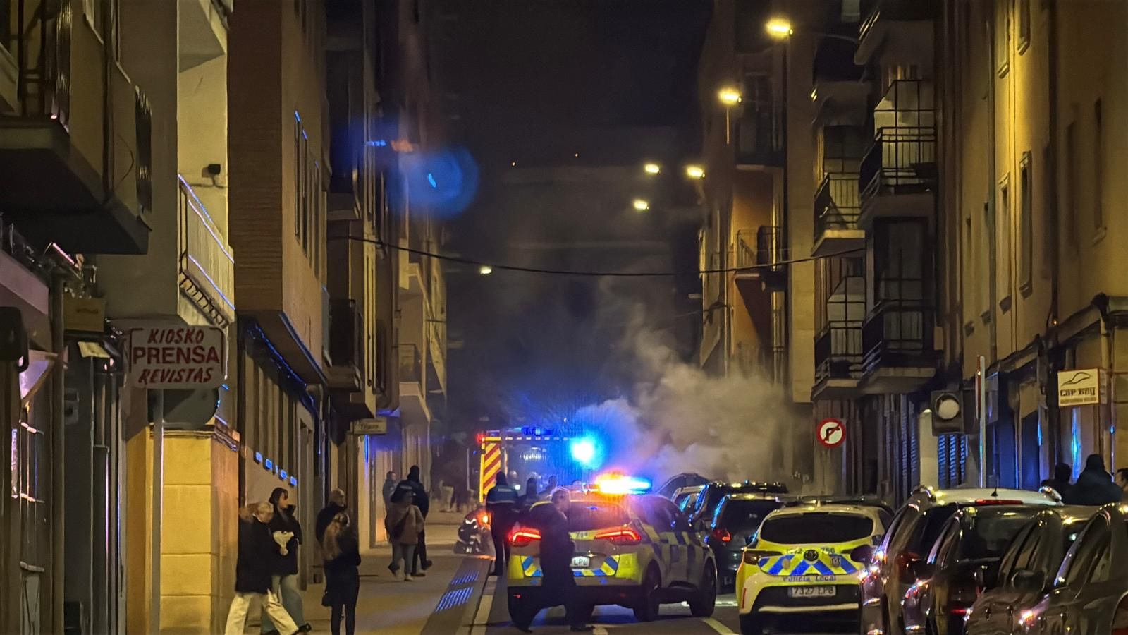 Alarma por un contenedor ardiendo en Salamanca capital