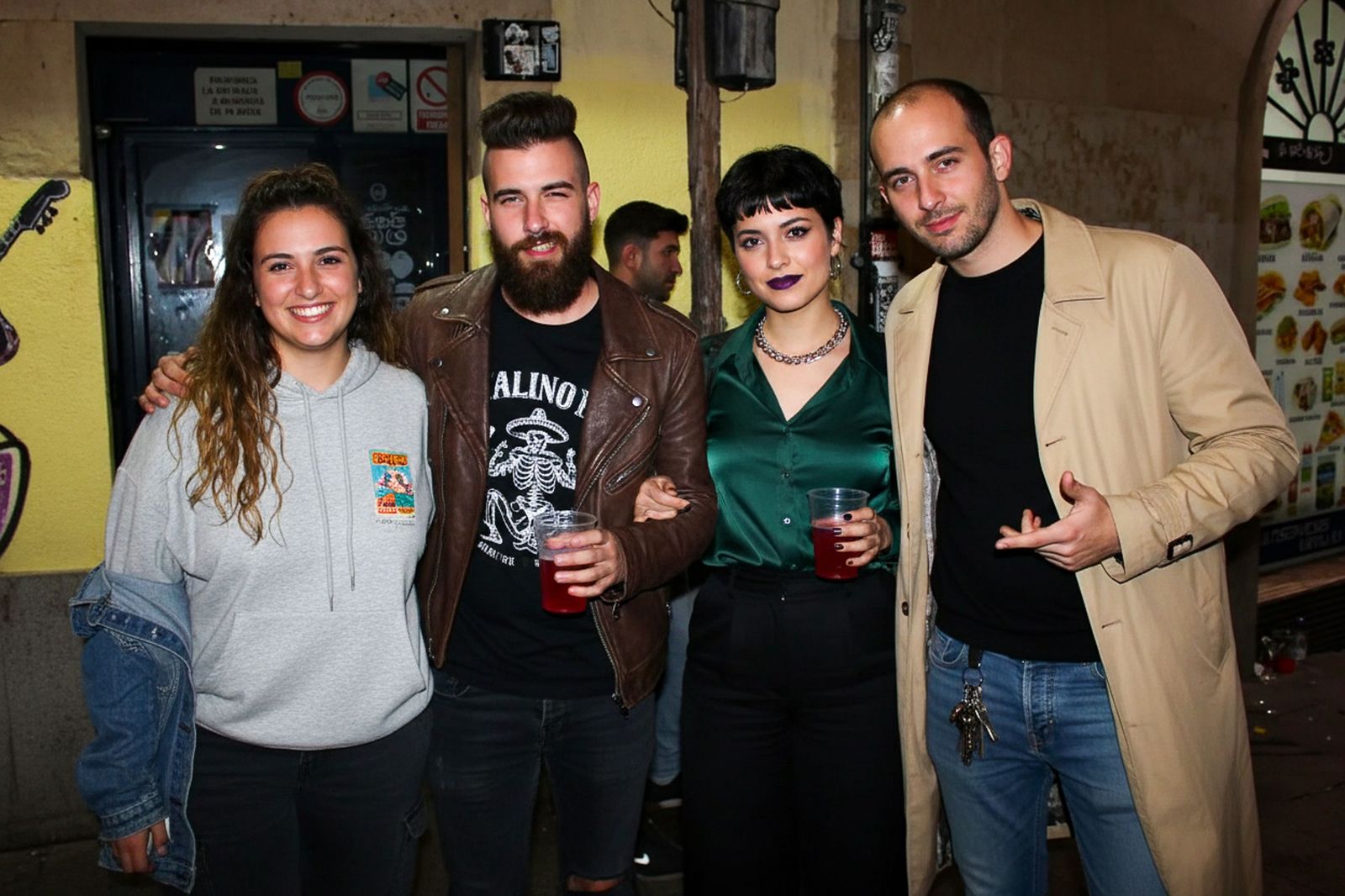 Salamanca de noche, viernes 31 de octubre