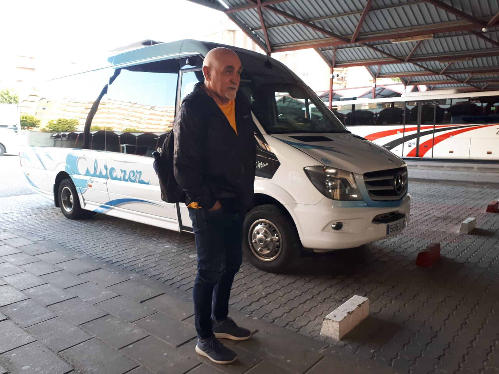 Primer viajero en el autobús de Zamora a Sanabria