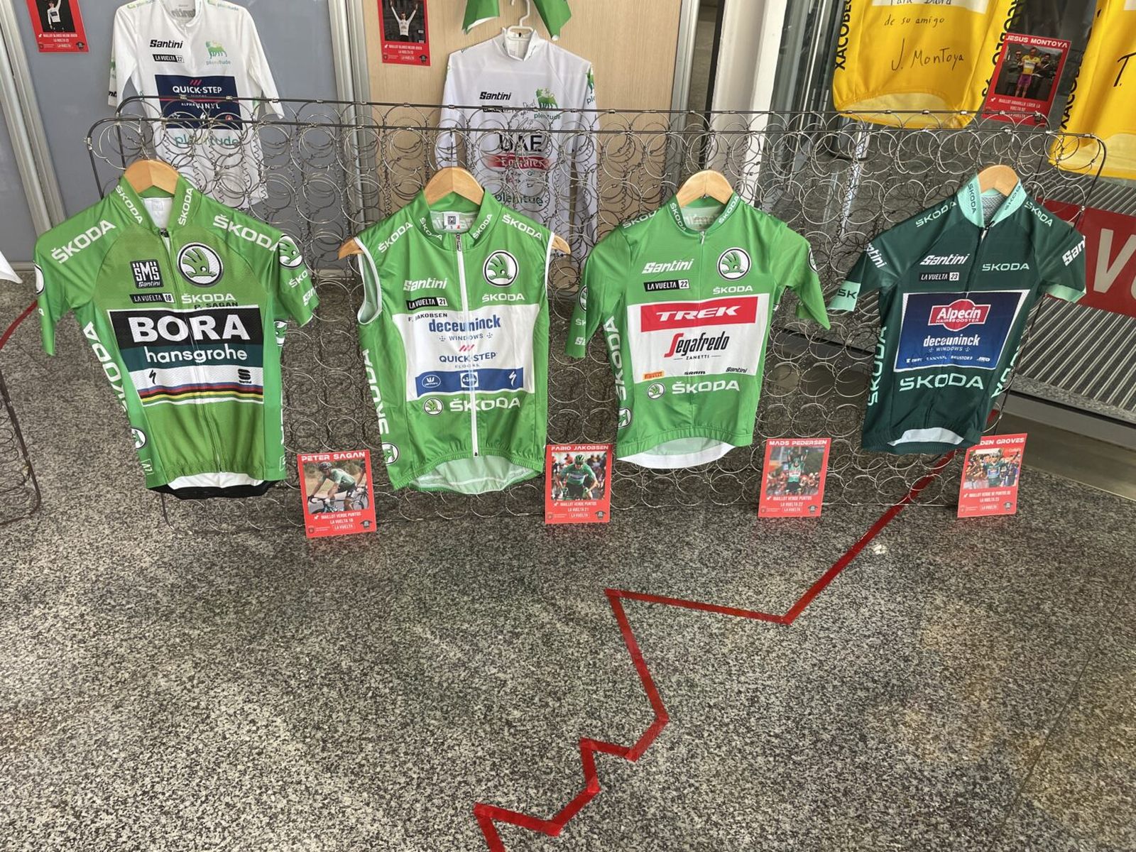 Exposición de 'maillots' de Guijuelo